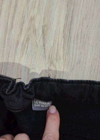 Erkek çocuk  Siyah Regular Fit Denim Pantolon - Görsel 3