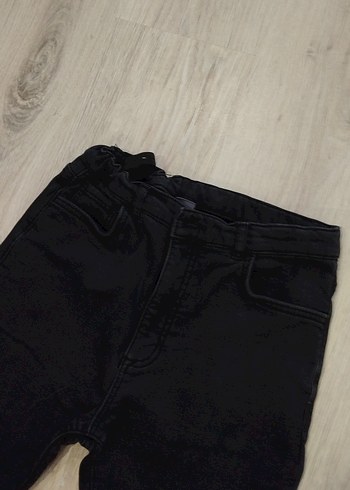 Erkek çocuk  Siyah Regular Fit Denim Pantolon - Görsel 2