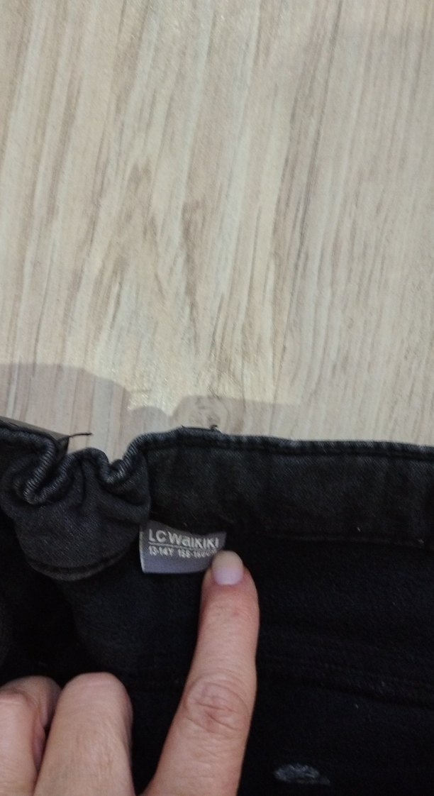 Erkek çocuk  Siyah Regular Fit Denim Pantolon - Görsel 3