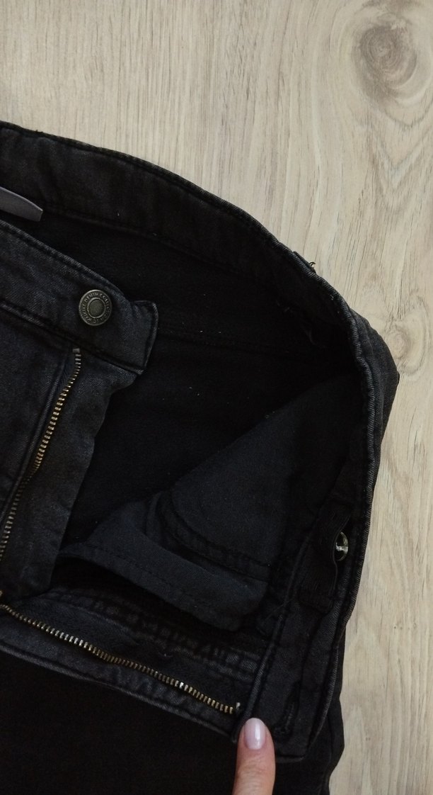 Erkek çocuk  Siyah Regular Fit Denim Pantolon - Görsel 5