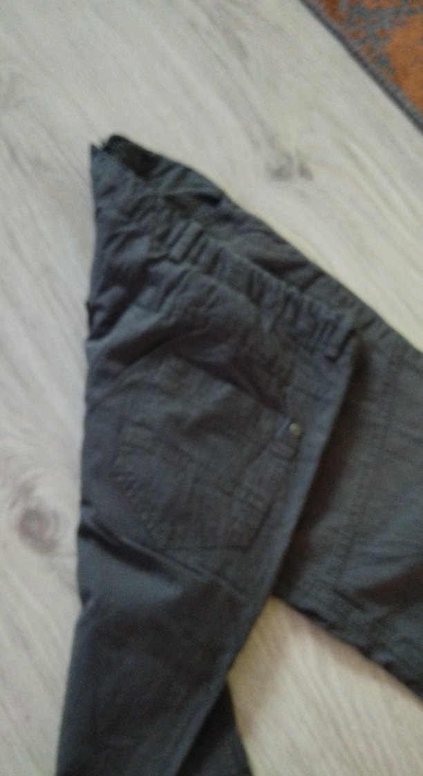 Gri Kemerli Erkek Çocuk Koton Pantolon - Görsel 3