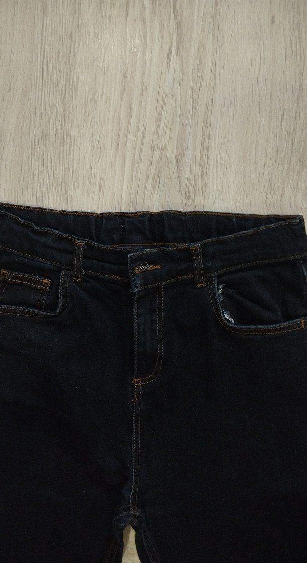 Erkek Çocuk Lacivert Denim Pantolon - Görsel 3