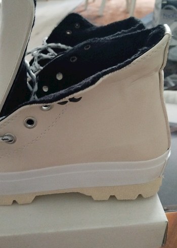 Kadın Beyaz bej Street Style Spor Ayakkabı - Görsel 8