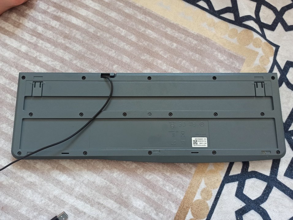 Logitech k120 Q klavye USB Klavye - Görsel 3