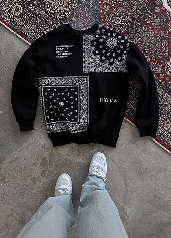 Diğer Bisiklet yaka sweatshirt