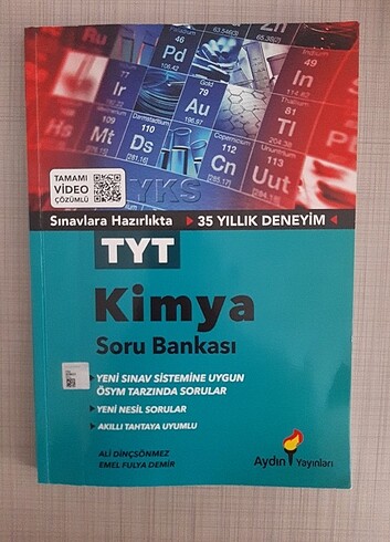 AYDIN YAYINLARI TYT KİMYA SORU BANKASI