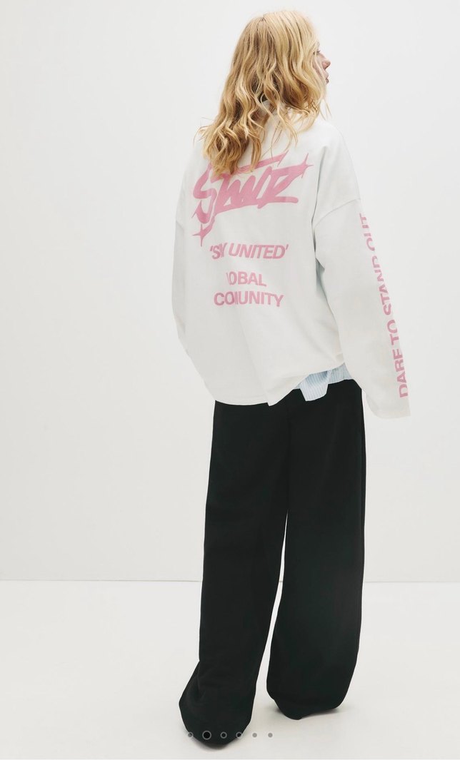 Nervürlü geniş paça eşofman altı - Görsel 2