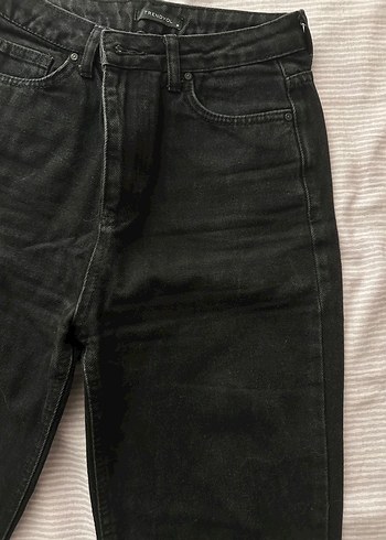 Siyah Kadın Normal Boy Denim Jean - Görsel 3