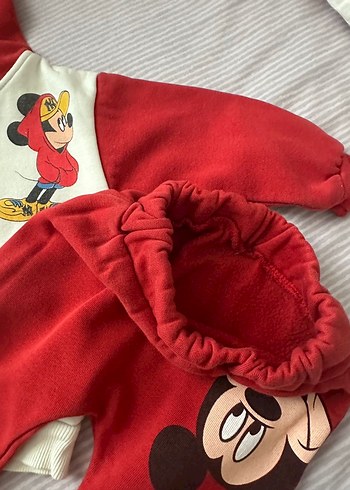 Renkli Mickey Baskılı Erkek Bebek Takımı - Görsel 3