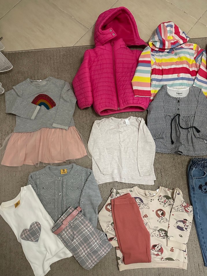 18 parça 18-24 2 yaş toplu kız bebek - Görsel 3