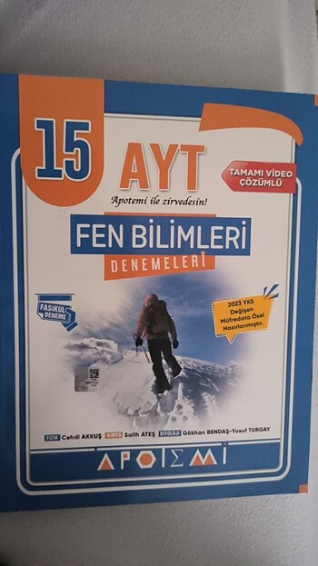 Apotemi ayt fen bilimleri denemesi 