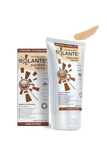 Solante pigmenta tinted Lotion spf50 