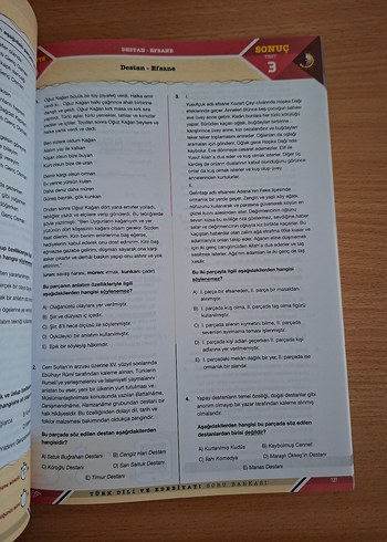 10. Sınıf Türk Dili ve Edebiyatı Soru Bankası Kronometre Yayın - Görsel 9