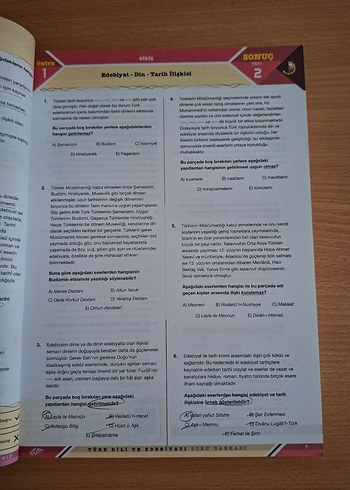 10. Sınıf Türk Dili ve Edebiyatı Soru Bankası Kronometre Yayın - Görsel 4