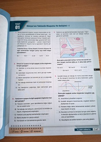 10. Sınıf Coğrafya Soru Bankası Çap Yayınları - Görsel 3