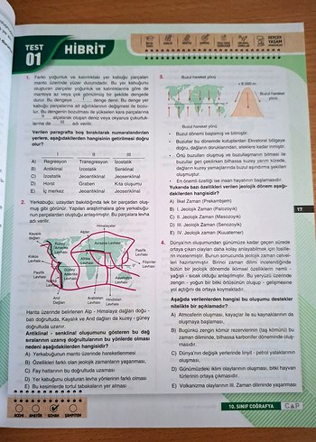 10. Sınıf Coğrafya Soru Bankası Çap Yayınları - Görsel 8