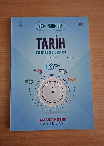 10.SINIF TARİH VE TÜRK DİLİ SORU BANKASI KRONOMETRE YAYINLARI - Görsel 2