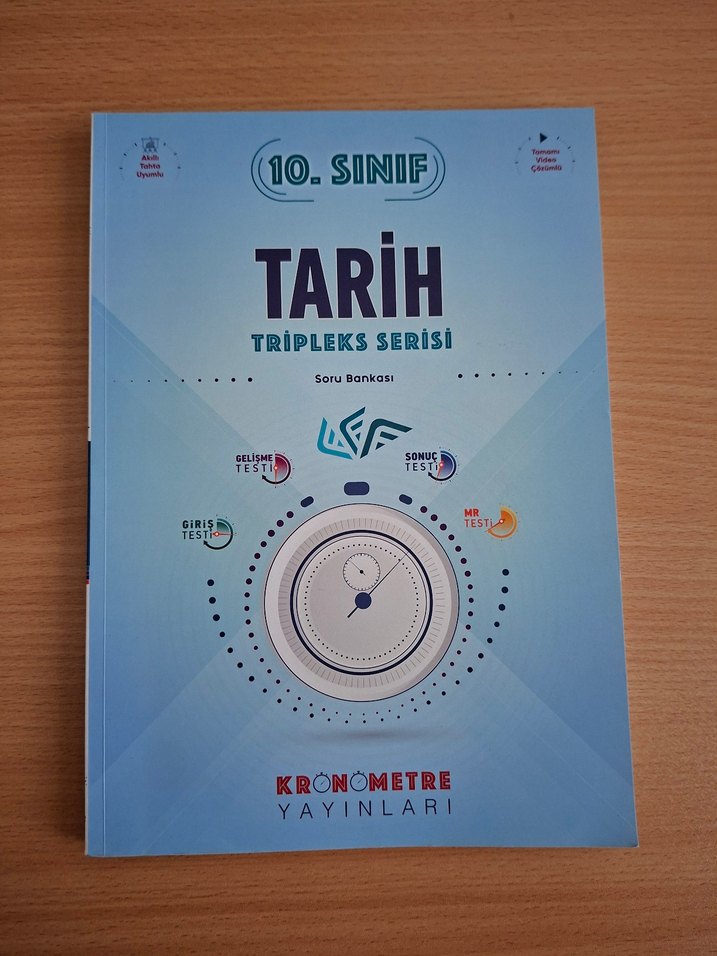 10.SINIF TARİH VE TÜRK DİLİ SORU BANKASI KRONOMETRE YAYINLARI - Görsel 2
