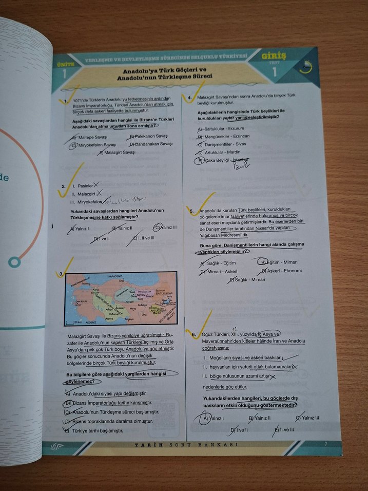 10.SINIF TARİH VE TÜRK DİLİ SORU BANKASI KRONOMETRE YAYINLARI - Görsel 4
