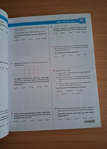 10. Sınıf Matematik Soru Bankası - 24 Adımda - Görsel 3