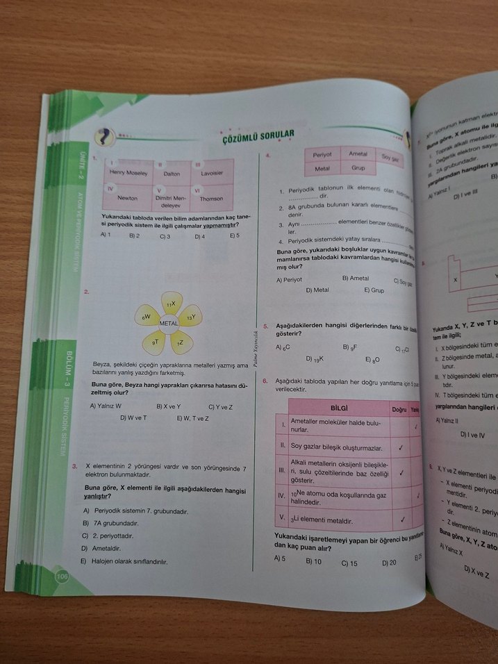 Palme Yayınevi 9. Sınıf Kimya Konu Anlatımlı Kitabı - Görsel 5