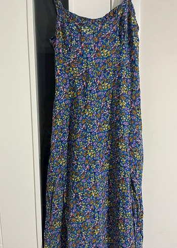 Çok Renkli Bohem Midi Elbise - Görsel 3