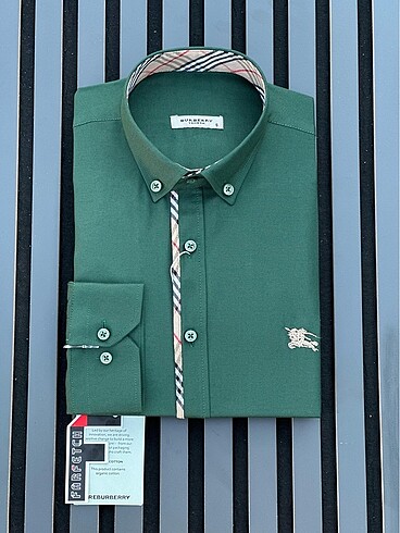 m Beden siyah Renk Premium kalite Burberry gömlek