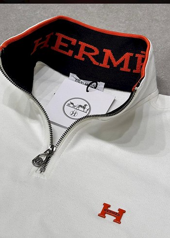 Hermes yarım fermuar Sweatshirt - Görsel 6