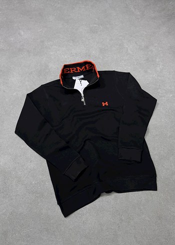Hermes yarım fermuar Sweatshirt - Görsel 3