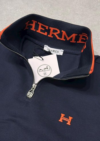 Hermes yarım fermuar Sweatshirt - Görsel 2