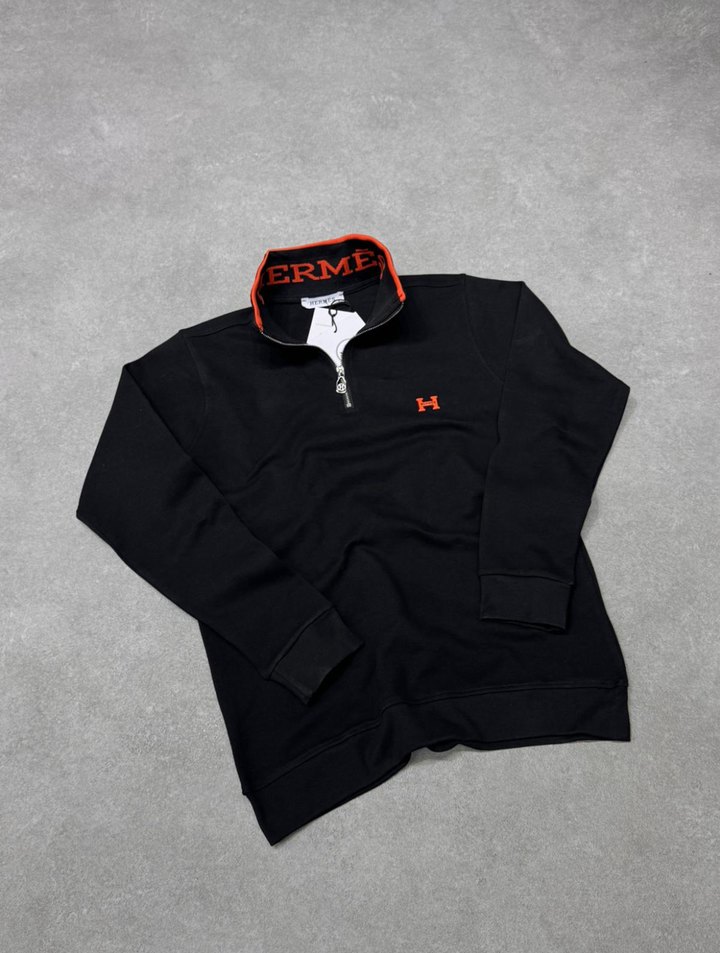 Hermes yarım fermuar Sweatshirt - Görsel 3