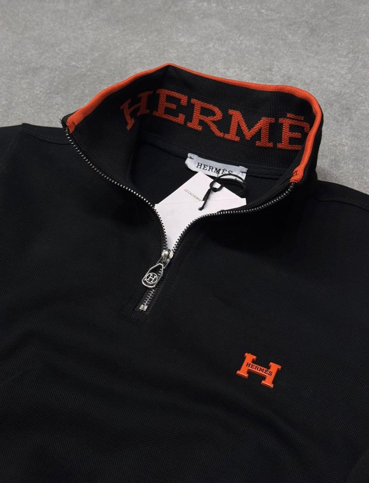 Hermes yarım fermuar Sweatshirt - Görsel 4