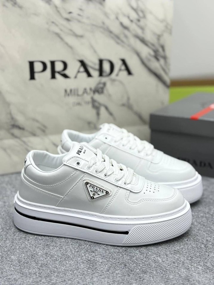 Prada premium kalite kutulu belgeli ayakkabı - Görsel 2