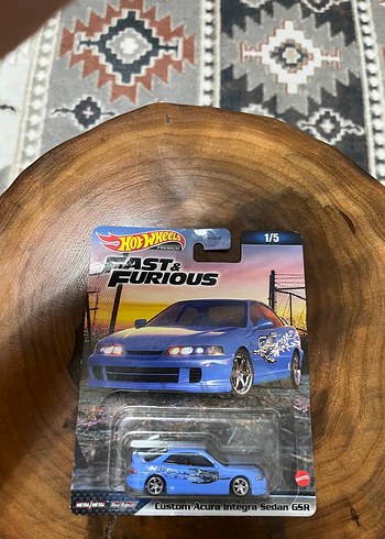 Hot Wheels Fast & Furious Mavi Oyuncak Araba