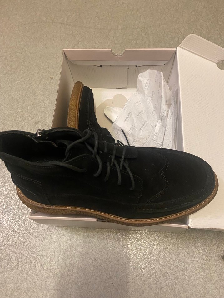 Siyah Süet Erkek Bot - Ofis ve Sokak Stili - Görsel 3