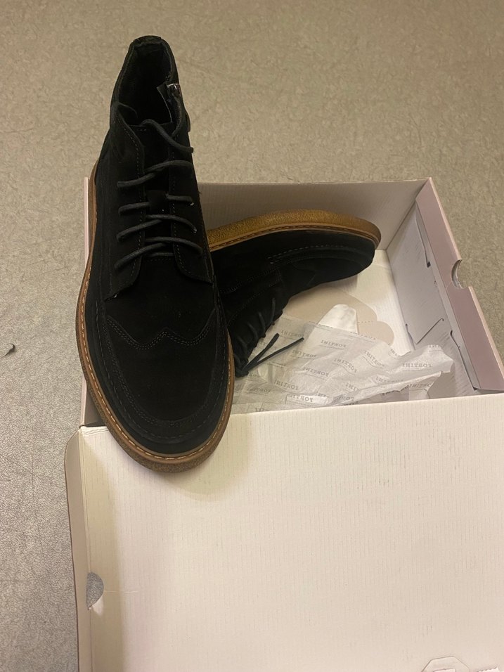 Siyah Süet Erkek Bot - Ofis ve Sokak Stili - Görsel 2