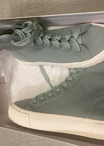 Gri Kadın Platform Spor Ayakkabı - Görsel 3