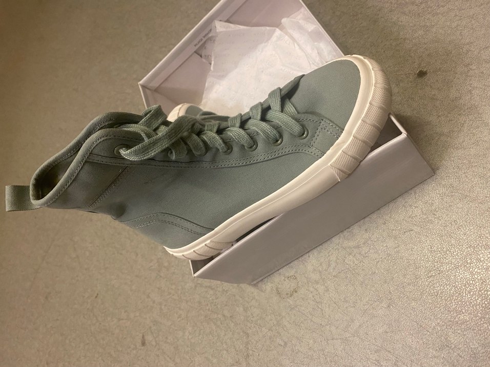 Gri Kadın Platform Spor Ayakkabı - Görsel 2