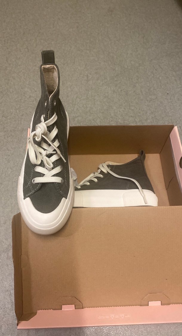 Gri Platform Topuklu Kadın Spor Ayakkabı - Görsel 3