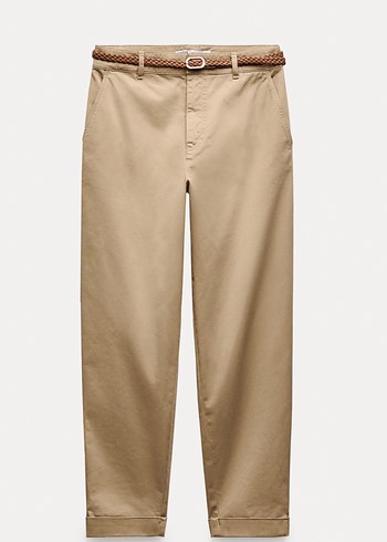 Zara Kemerli Chıno Pantolon