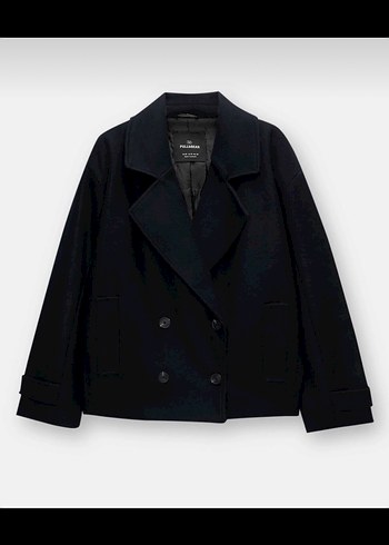 Pull&Bear Kısa Kaşe Kaban