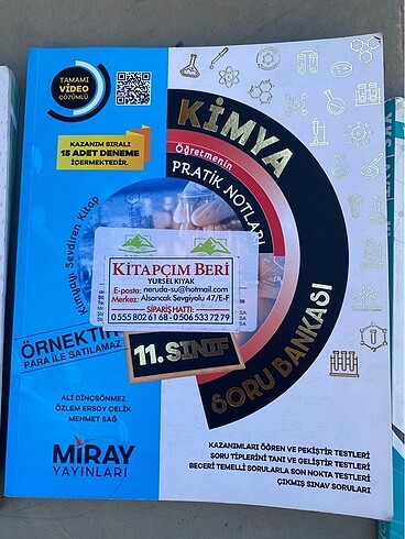 11.sınıf palme miray kimya soru bankası