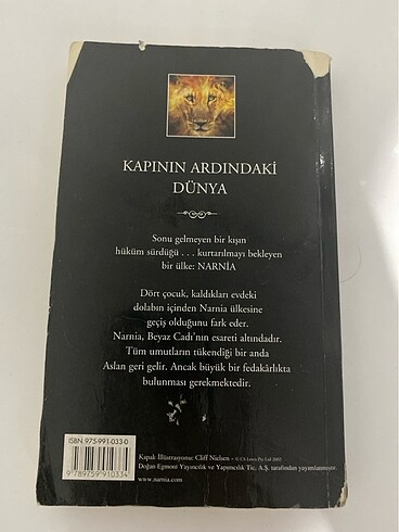  Narnia günlükleri Aslan, cadı ve dolap -C.S Lewis