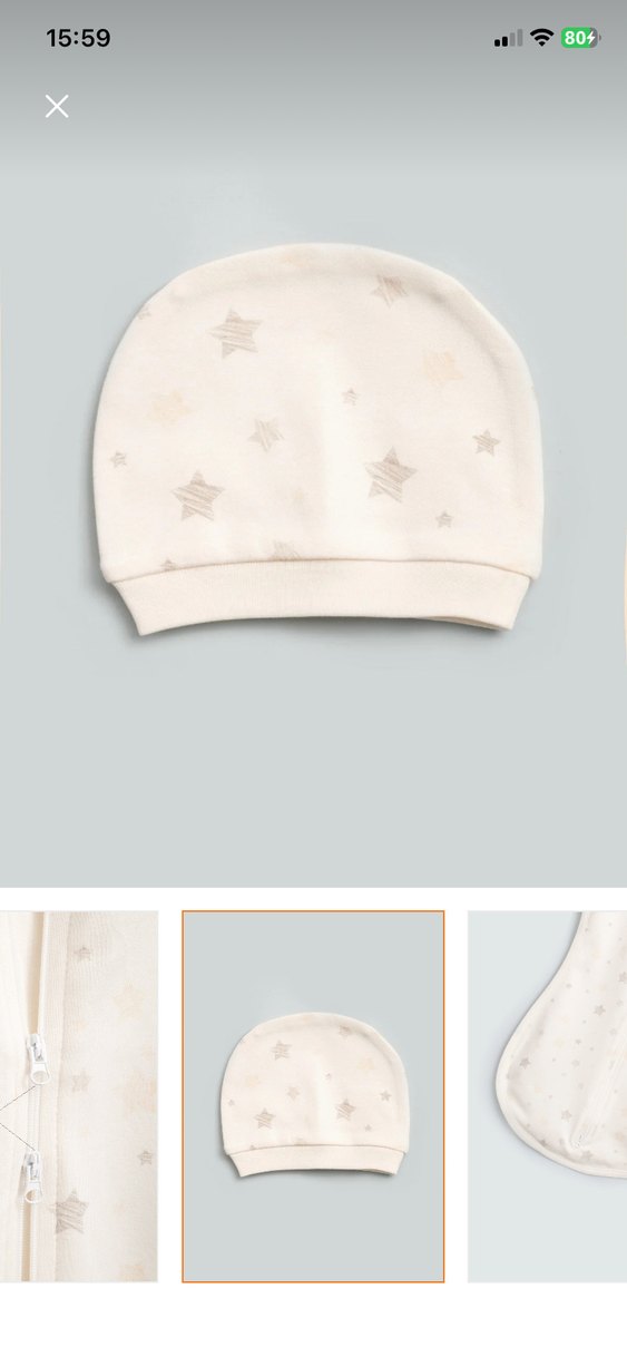 Beyaz Pamuklu Bebek Kundak - Görsel 5