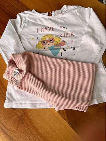 24-36 Ay Beden ten rengi Renk Koz cocuk pijama takım
