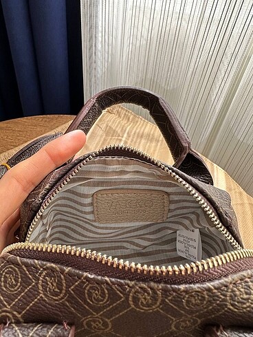  Beden pembe Renk V Bag Mini
