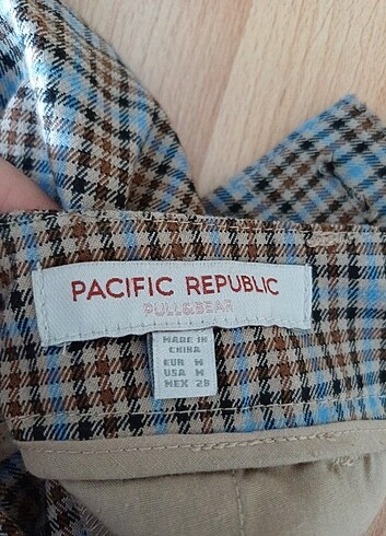 Pull and Bear Ekose Pull and Bear Pantolon