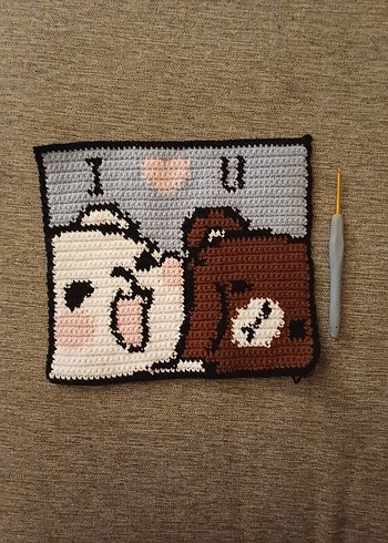 Sevgili Ayıcıklar Örgü Tablo - Görsel 3