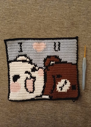 Sevgili Ayıcıklar Örgü Tablo - Görsel 2