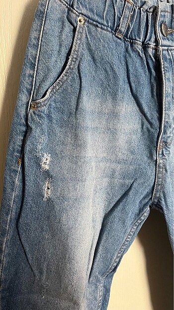Zara Beli Lastikli Jean